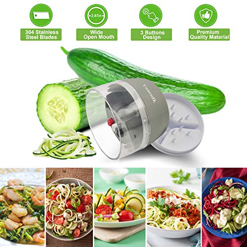 Cortadora Vegetales 4 en 1 Spiralizer Multiusos Acero miniatura 2