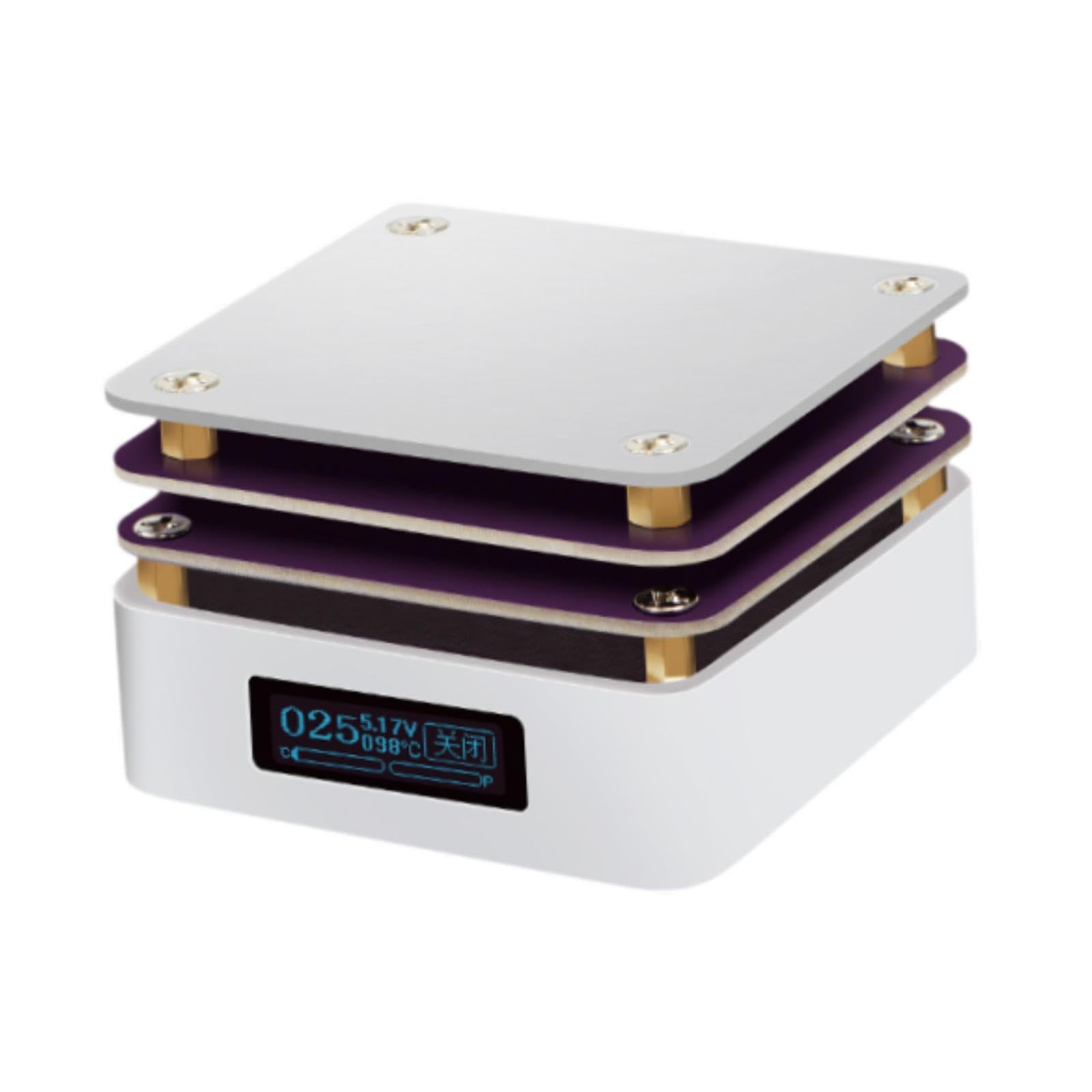 Precalentador de Placa Calefactora Eléctrica para Soldadura de 65 W con Temperatura Constante para Laboratorio, Ideal para Soldadoras de Pantallas de