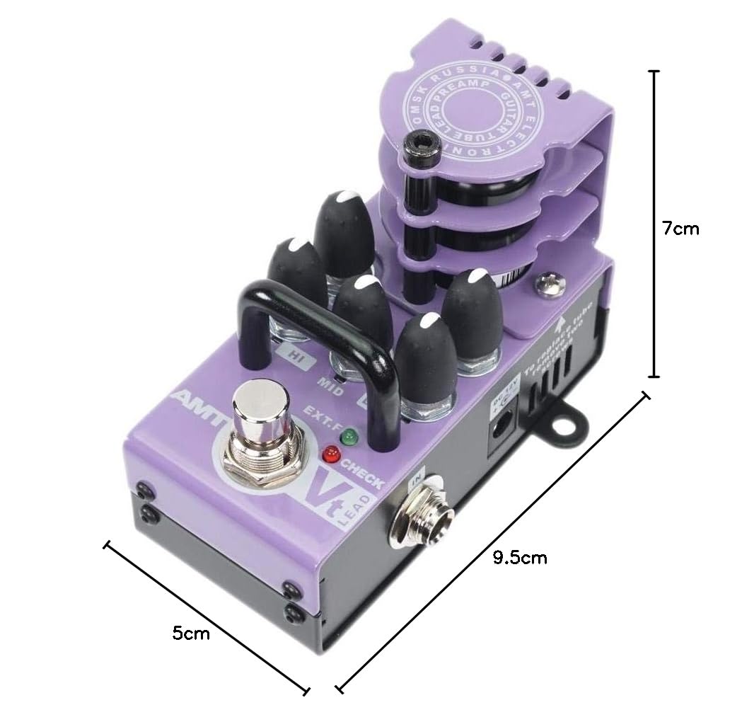 AMT Bricks Vt-Lead - Preamplificador de guitarra tubular de 1 canal (VHT Emulate)