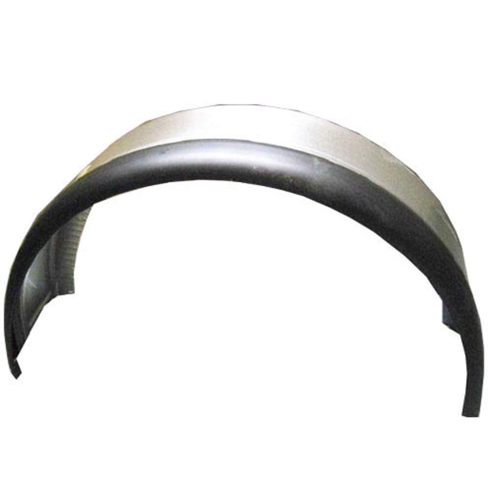 Guardabarro galvanizado con bordón de goma, para ruedas 12"/13" de remolque 680x330x190