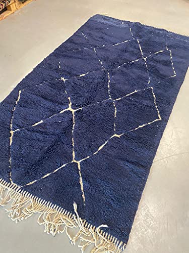 Marokkanische Beni Mrirt Berber Teppich Orient Teppich - 100% handgewebte natürlich Tribal Wolle Teppich - Diamant… – Bild 5