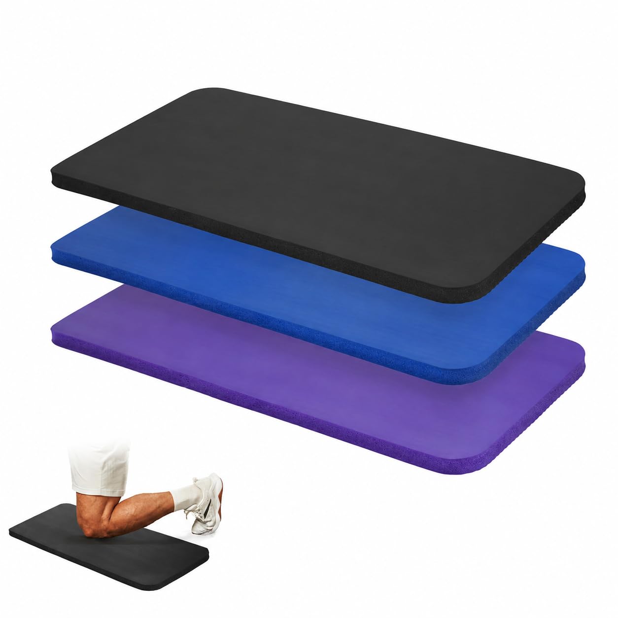 DEAYOU 3 Pack Yoga Knee Pads