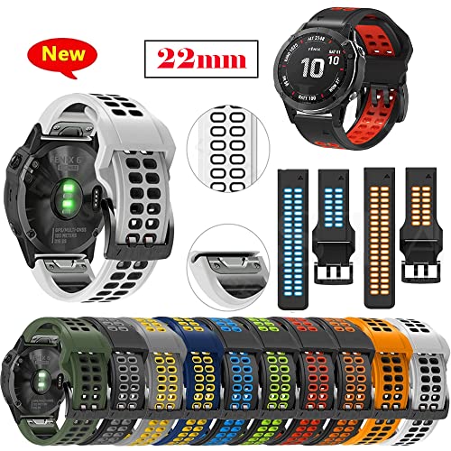 Correa de 22 mm para Garmin Fenix 5 Plus y Forerunner 945 ajustable 2