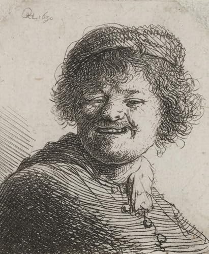 Peinture Poster Impression Rembrandt pour salon moderne : grand tableau graffiti coloré 60x90cm