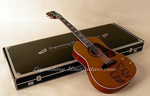 "Give Peace a Chance" Miniature Acoustic Guitar