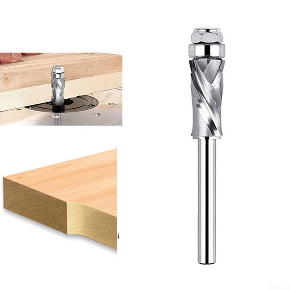 Punta per Router a Spirale con Cuscinetto Inferiore(6.35x31.75mm)