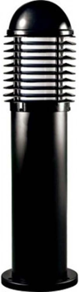 D3390-B Powder Coated Cast Aluminum Bollard, Black