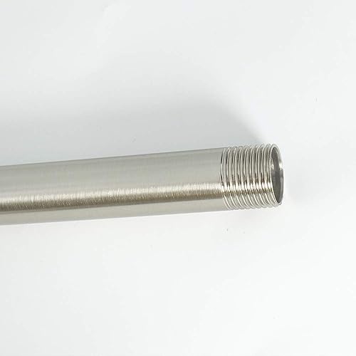 Vista 49 de NearMoon Brazo de ducha, brazo de extensión extra con brida, tubo extensor de cabezal de ducha montado en la pared de acero inoxidable