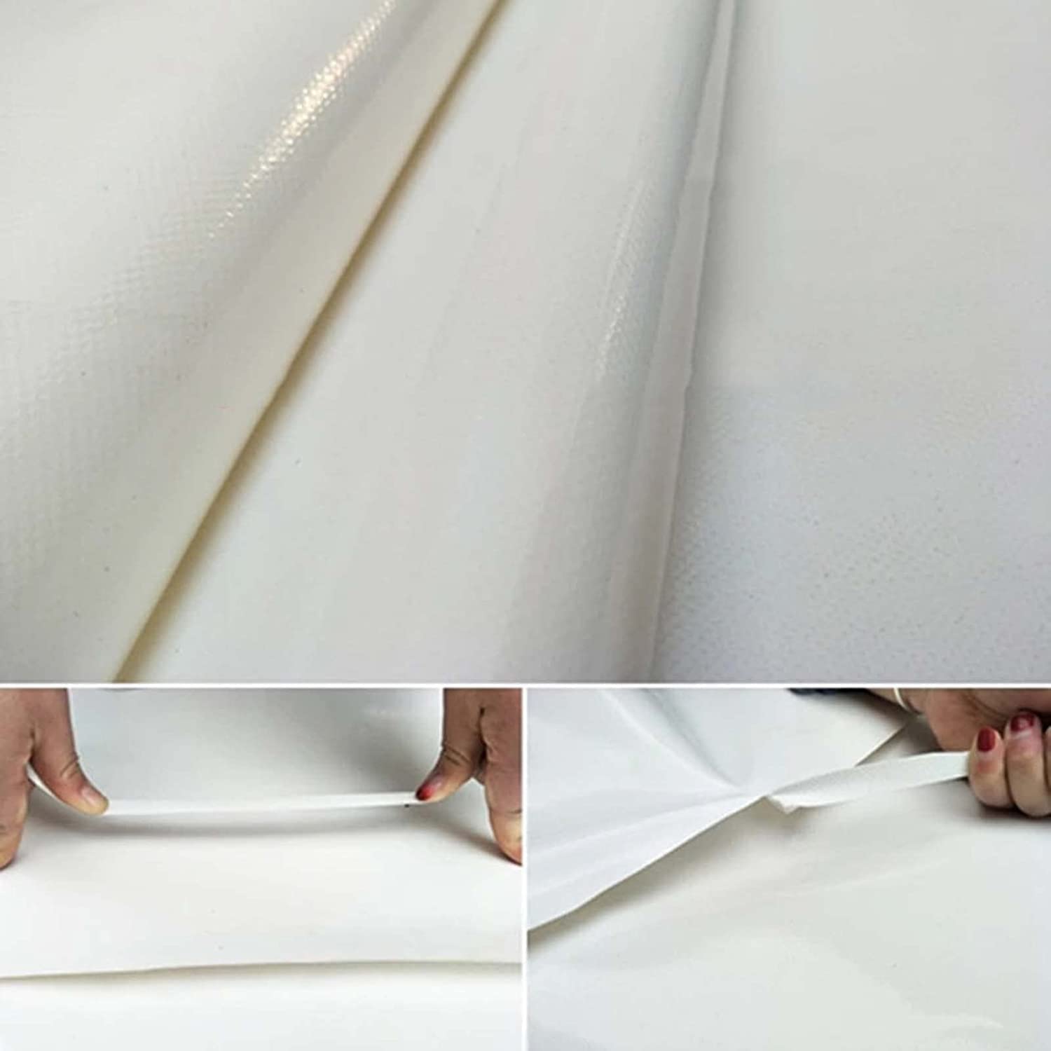 Lona Resistente e Impermeable de 3 x 8 m, Lona de Polietileno con Bordes Reforzados, Funda Multiuso