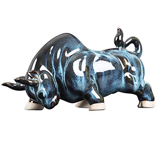 Statue taureau de richesse feng shui pour dynamiser votre espace de travail