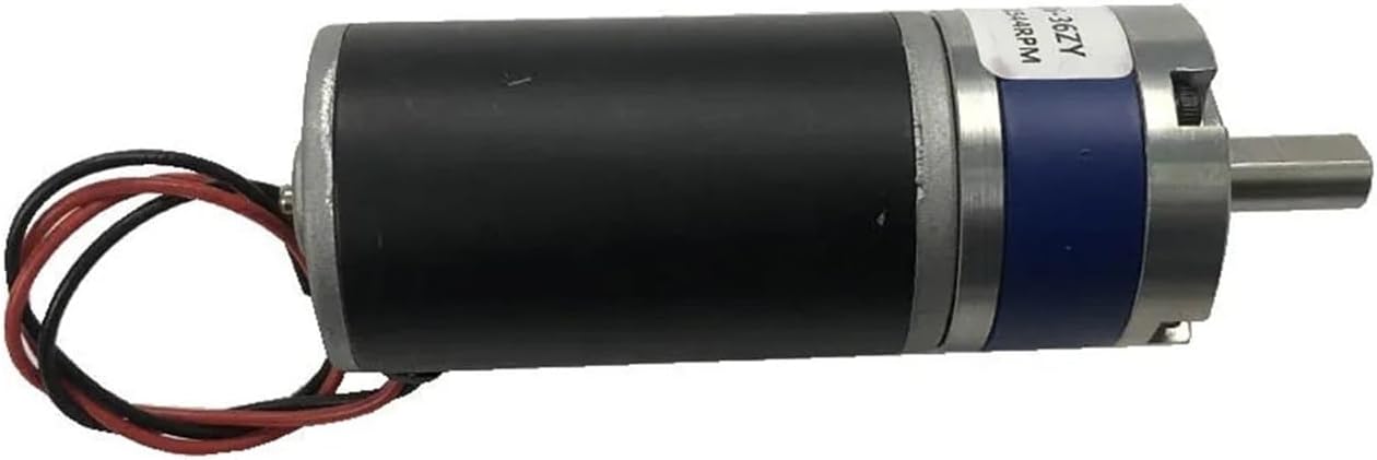 36MM All-Metal Planetary Gear Motor Micro Gear Reduction DC Motor Steel Tube Motor Customized 12V 24V Large Torque(12V 38RPM)