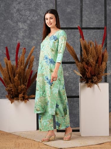 Image of ANNI DESIGNER Women Kurta with Palazzo