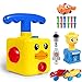 Produktbild Cycle Crafts Kids Balloon Powered Launch Car, Kinder Ballon Auto Spielzeug,Children Inertial Power Ball Car Balloon Pump Cars mit Cosmic Launch Kit Wissenschaftsexperiment Fahrzeugkraftkugelwagen