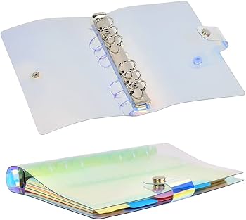 Amazon.co.jp: Idealeben 2本セット 虹色 システム手帳バインダー6穴