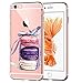 Produktbild Alsoar ersatz für iphone 6S / 6 Hülle,Weiches Silikon iphone 6S / 6 Handyhülle Transparent Flexibel Kratzfest Crystal Clear Klar TPU Schutzhülle Case Cover für iphone 6S / 6 (Macaron)