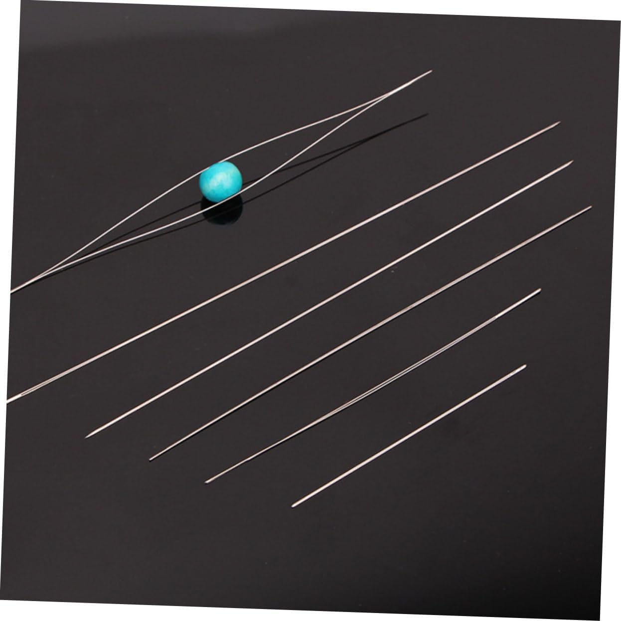 Gogogmee Practical Beading Needles Set Piercing Sewing Needles Beaded DIY Craft Tools