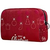 Bolsa de cosméticos de viaje perfecta: el juego de bolsas de maquillaje es portátil y liviano, fácil de transportar (tamaño de la bolsa de cosméticos: 18.5x7.5x13 cm / 7.3x3x5.1inch). Puedes llevar tus cosméticos a cualquier lugar