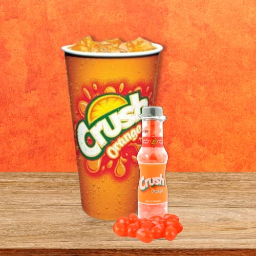 Orange Crush Jelly Beans, Soda Flavored Chewy Candies, Bottle Shaped Container, 1.5 Ounces (Pack Of 3) #TOP3
