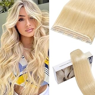S-noilite Clip in Hair Extensions One Piece Human Hair Extensions Natural Straight Real for Women Beauty (8"-40g, 1, Jet Black)