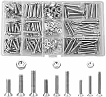 Kit Viti E Dadi Acciaio Inox 304 - 510 Pezzi M3 M4 M5, Testa Svasata, Per Fai Da Te E Industria - Foto 11