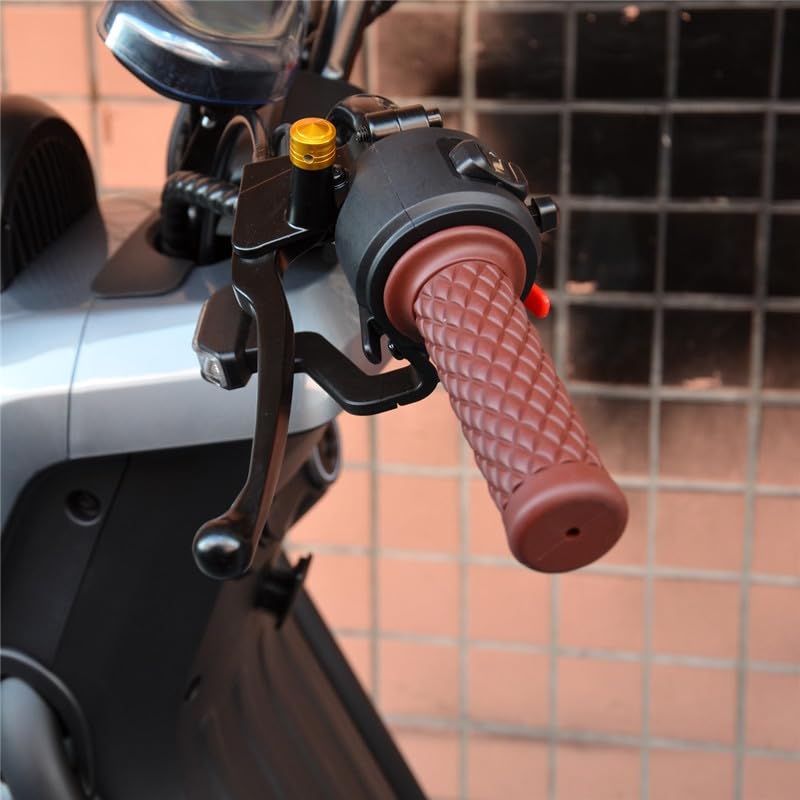 Poignées d'accélérateur pour motos Yamaha XT trip tout-terrain bronze - 4