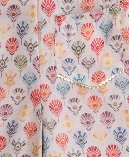 Image of The Magic Wand Woven Digital Printed Co-ord Set For Kids Girls, Sleeveless Top With Palazzo Pant Two-Piece Western Stylish Clothing Set For Festivals