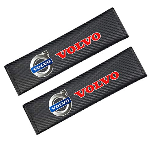 Housse de ceinture de sécurité effet fibre de carbone Polestar V60 XC90 S40 V70 XC70 XC60 Cross Country Cover