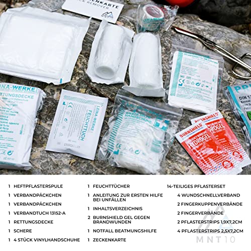 Erste Hilfe Set Wandern MNT10 Notfallset für Outdoor-Aktivitäten