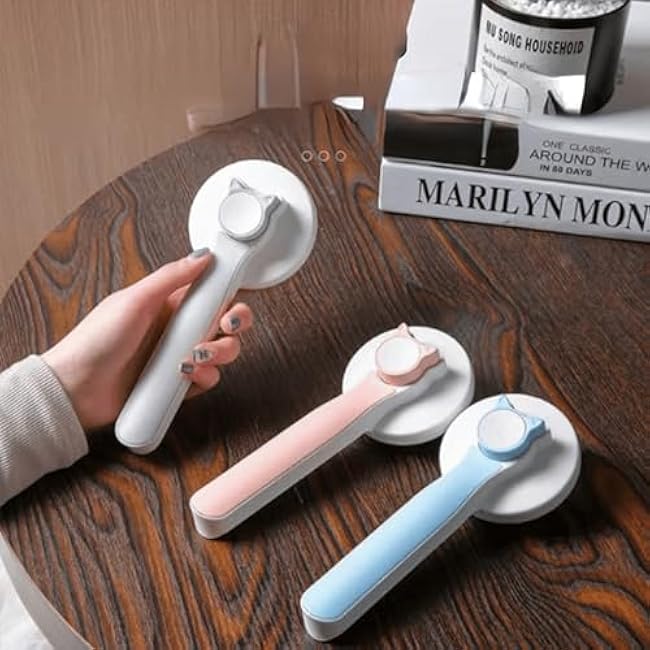 Cat Grooming Brush Slicker Brush for Pet Self Cleaning Hair Removal with Stainless Steel Needles Shedding & De-Matting Tool Hair Remover for Pet Dogs Cats (Blue)-12jjLgka