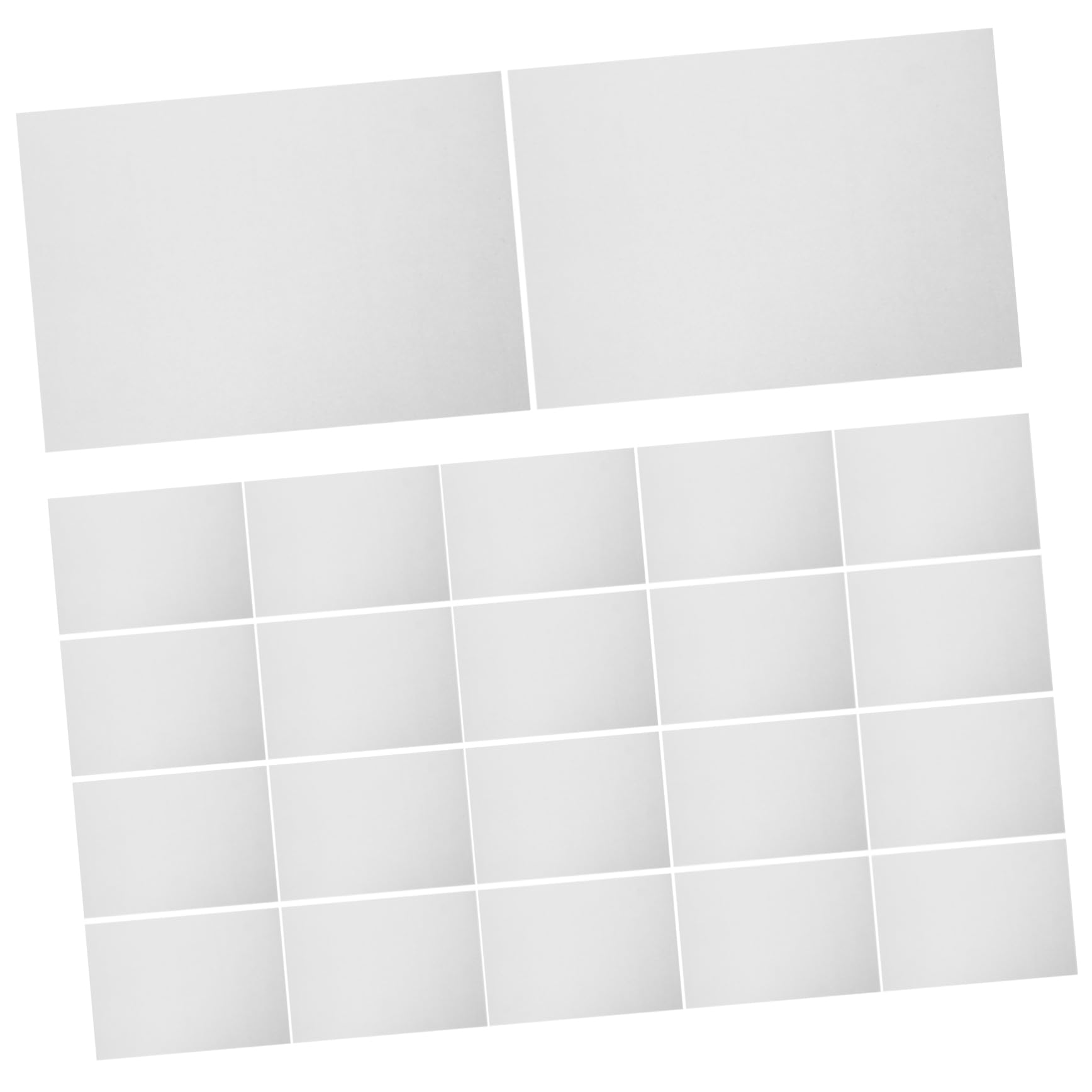 jojofuny 50 Hojas de Papel de Dibujo A3 en Blanco para Dibujo Artístico, Papel de Boceto Seguro y Fácil de Transportar Adecuado para Pintura Acrílica y Acuarela
