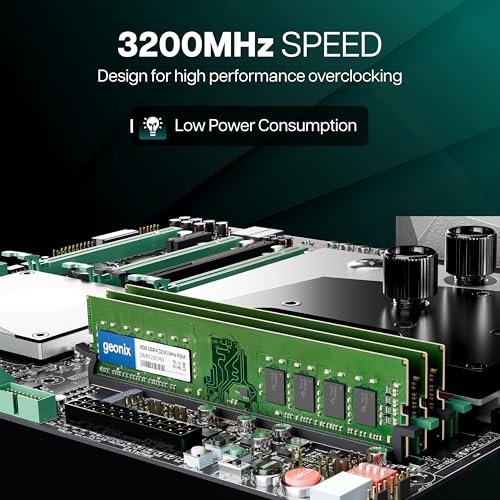 Image of Geonix 8GB DDR4 Desktop RAM 3200 Mhz, 5 Years Warranty