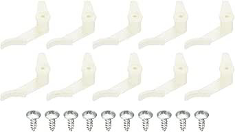 PATIKIL 3 Taille Cuir Corde Clip, 120Pcs Tubes Cylindriques En Métal Embouts Pliables Ouverture Crimps Attache Pour La Fabrication De Bijoux Tassel Cordons En Cuir Bricolage, Noir
