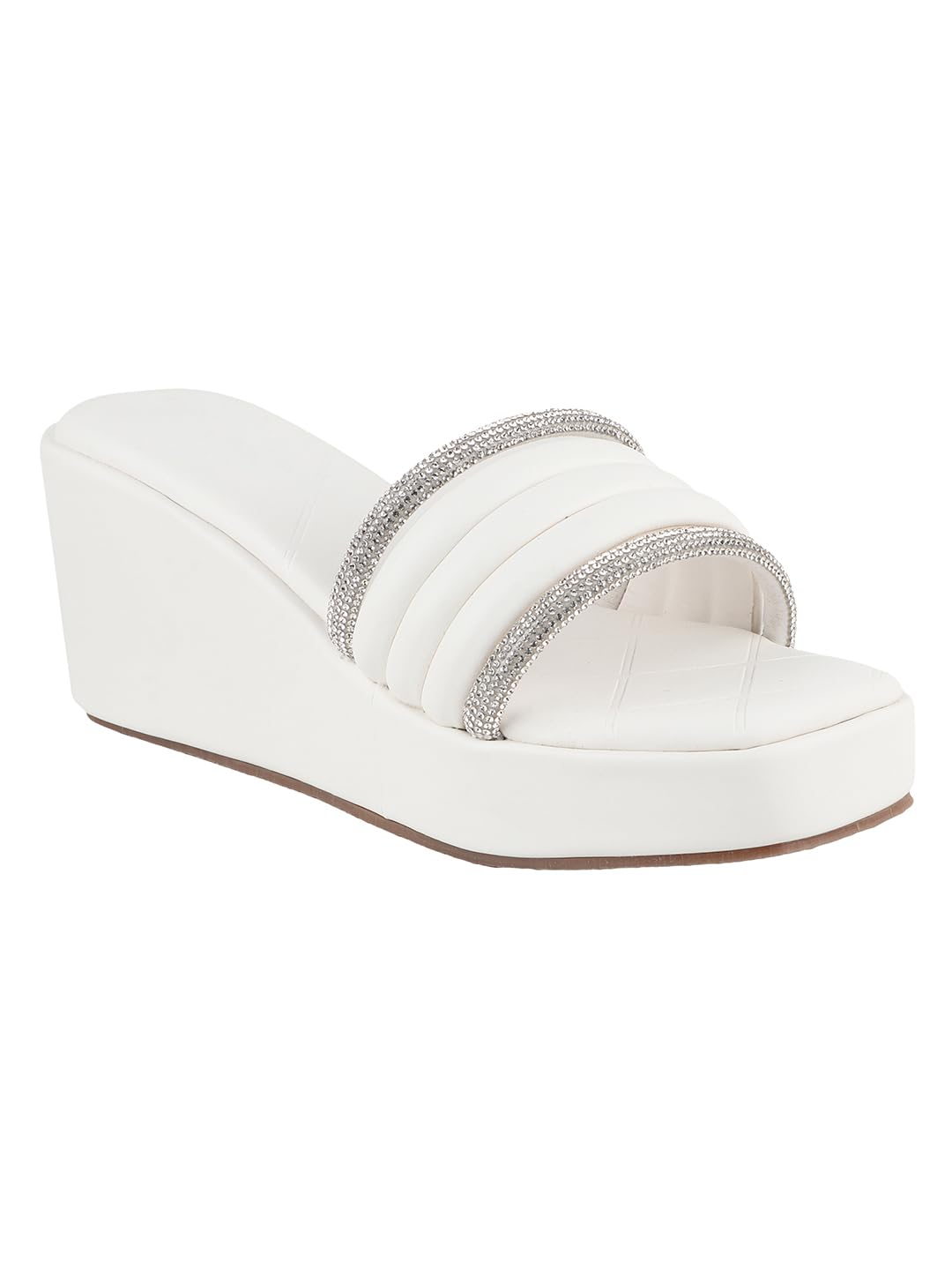 TRYME Embellished Platform Heel Perfect for Every Occasion Sandals Comfortable & Trendy Party Heels for Girls & Women (B0CWLF3PPP) Amazon Price History, Amazon Price Tracker