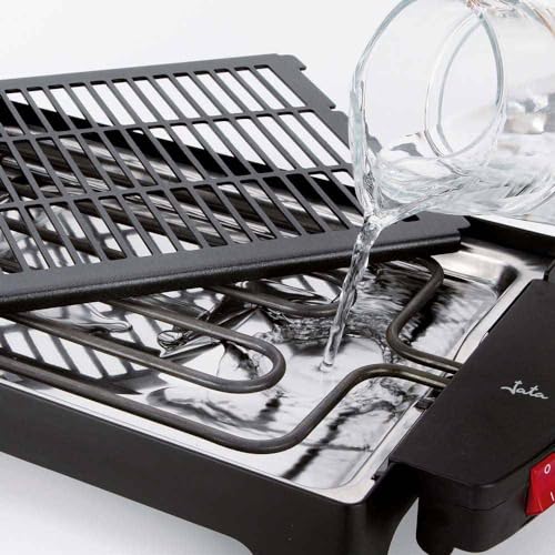 Jata EBQ2 - Electro barbacoa para interior y exterior. Sin humos ni olores. Totalmente desmontable. Cocina sano con agua. Superficie: 40 x 26 cm -1 Ud - imagen 6