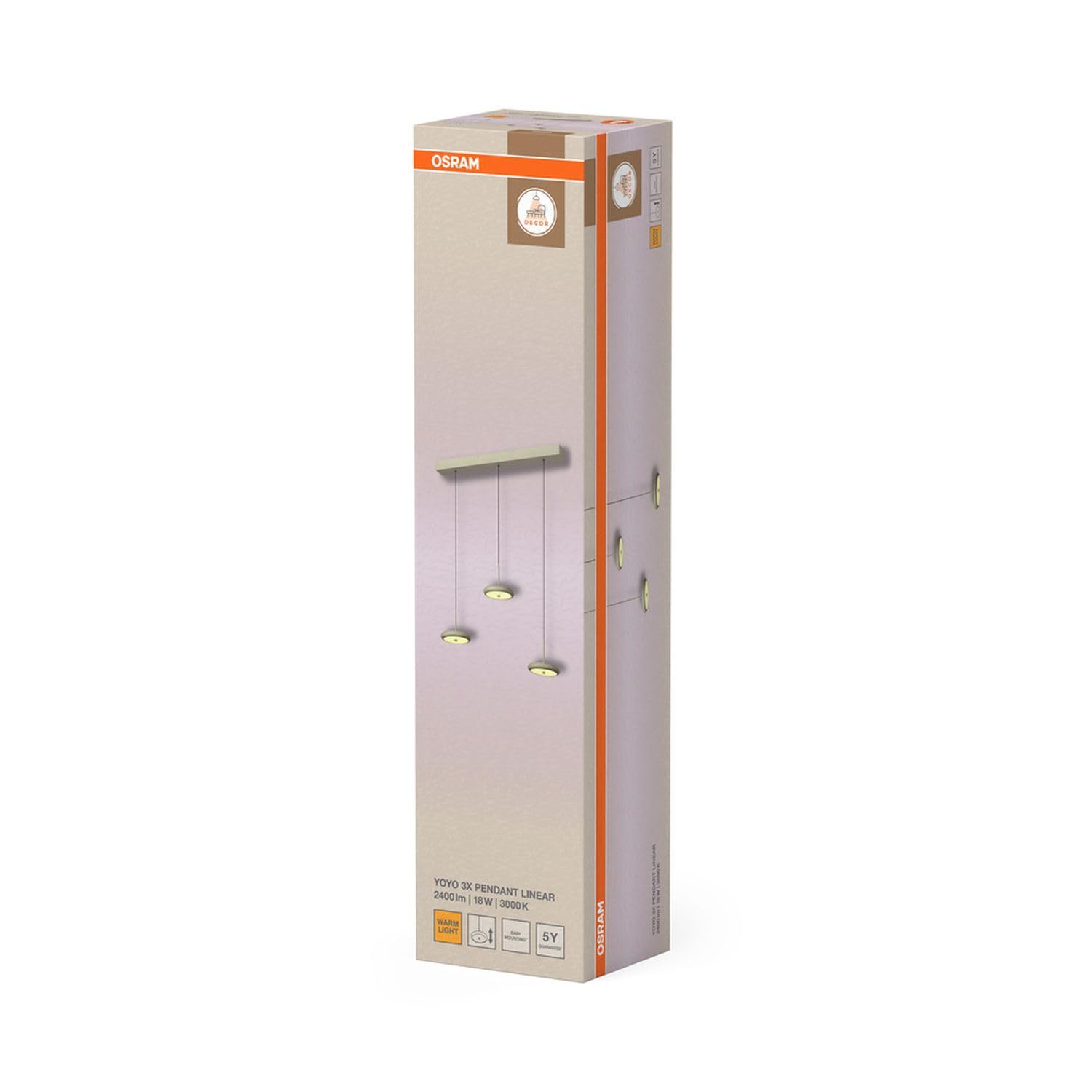 Osram Decor Yoyo Pendant 3XPendant LN 18W 830 Beige