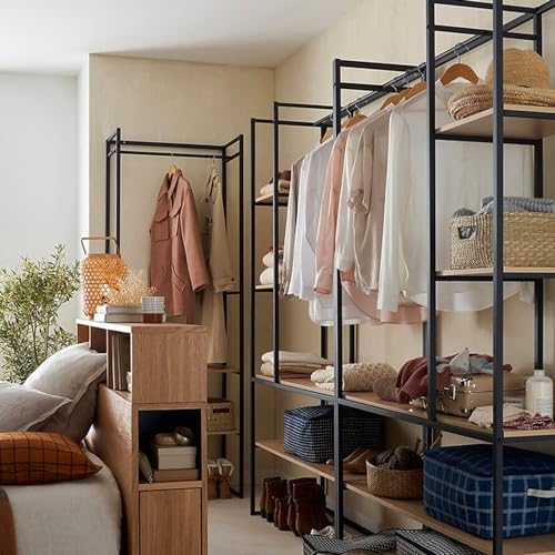 Mueble extensible modular para estancias pequeñas con cajones ahorra espacio 7