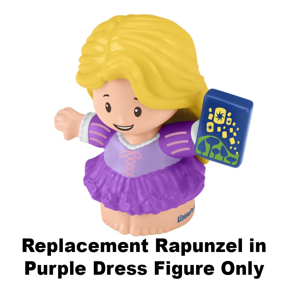 Ersatzteil für Fisher-Price Little People Princess Figure Pack - GKG98 ~ Ersatz-Rapunzel-Figur im lila Kleid