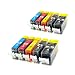 Produktbild 10 Tintenpatronen kompatibel für Canon PGI-525 CLI-526 Pixma IP 4850 4950 IX 6550 MG 5150 5240 5250 5340 5350 6150 6250 8150 8240 8250 MX 715 885 895