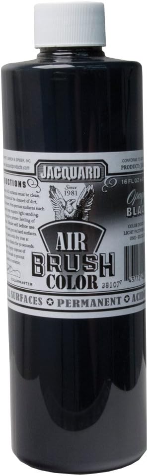 Airbrush Color 16Oz Opaque Black
