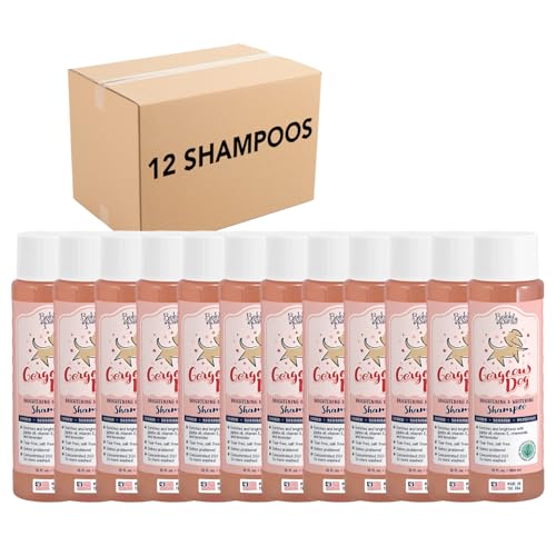 Image of Bobbi Panter Whitening Dog Shampoo Aloe Vera, Chamomile, Jojoba & Lavender - Brightening Natural Formula for All Coats, Enhances Shine & Softness, Tear-Free, 20:1 Concentrate, 13 oz (Case of 12)