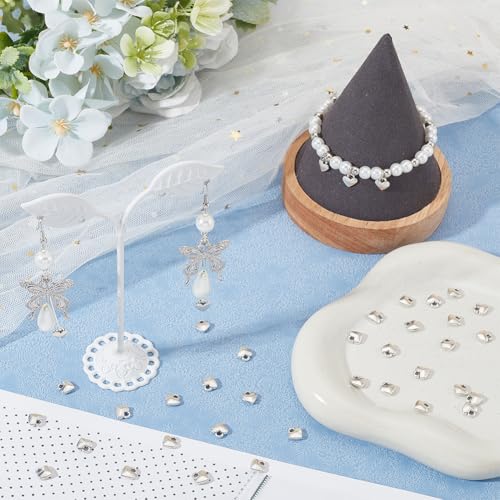 SUNNYCLUE 200Pcs Silver Heart Charms Bulk Mini Tibetan Alloy Metal Valentine's Day Cute Tiny Hearts for Jewellery Making Charms Supplies Accessories Necklace Bracelet DIY Craft - Image 4