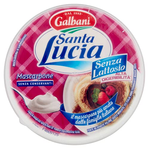 Galbani Santa Lucia Mascarpone senza Lattosio, 250g