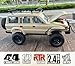 HLSFWDRIVE RC Rock Crawler 4x4 RC Truck WPL C54-1 RC Crawler Off Road 1/16 Scale RTR All Terrain Proportional Throttle Steering 2.4Ghz 260 Motor Upgraded Chassis and Counter Rotating Gearbox Adult