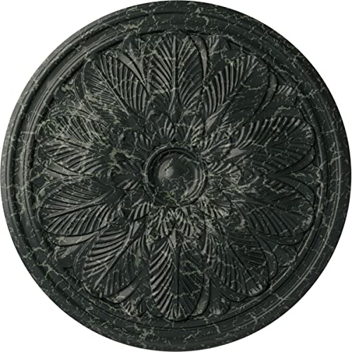 Ekena Millwork cm22boacs 22 5 / 8 " OD X 1 3 / 4uP{h[VMedallion ( Fits Canopies up to 3 1 / 4 "AAeB[N CM22BOPTC 1