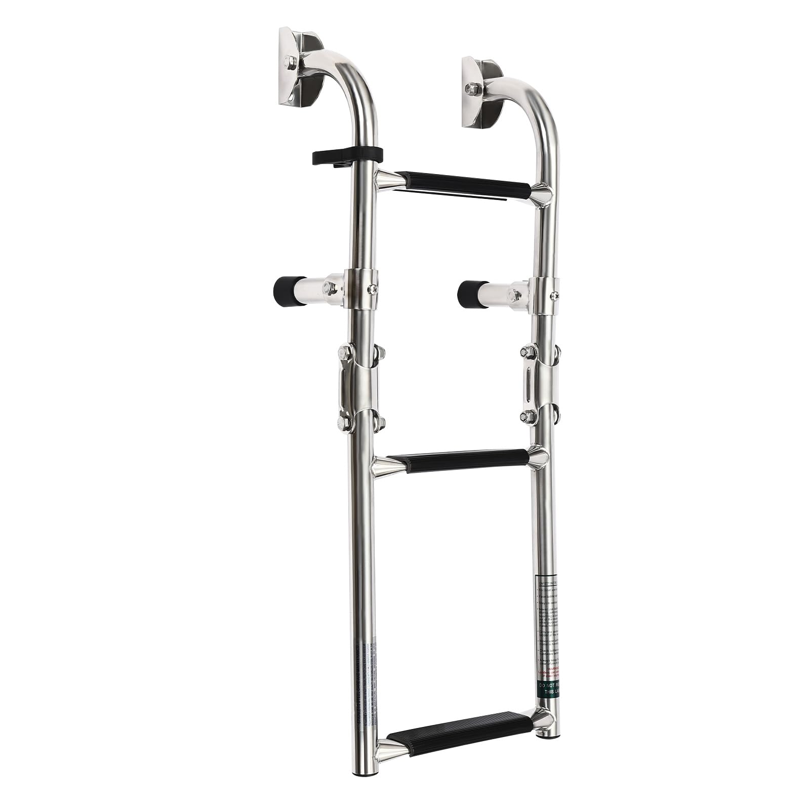 Échelle de piscine extensible, télescopique, pliable, 3 niveaux, portée 350 lbs, pour yachts, bateaux et bateaux