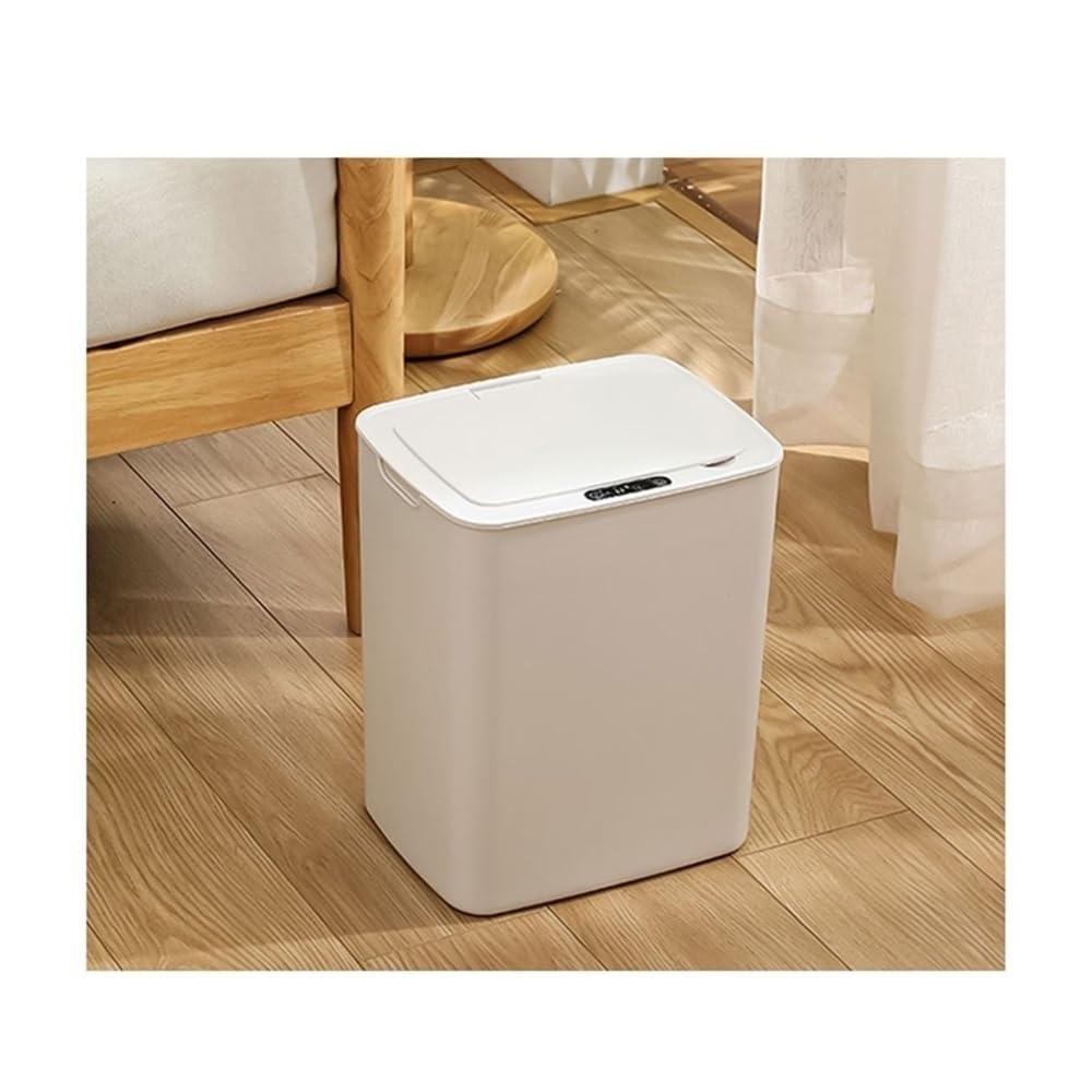 Cestino, Pattumiera attivata dal movimento for uso domestico con coperchio: porta carta igienica automatico for bagno e cucina(Blue)