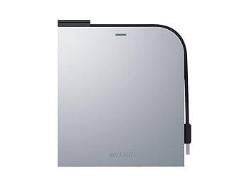 BUFFALO バッファロー ポータブルBlu-rayドライブ バッファロー、パイオニア製ドライブ採用のポータブルBDドライブ