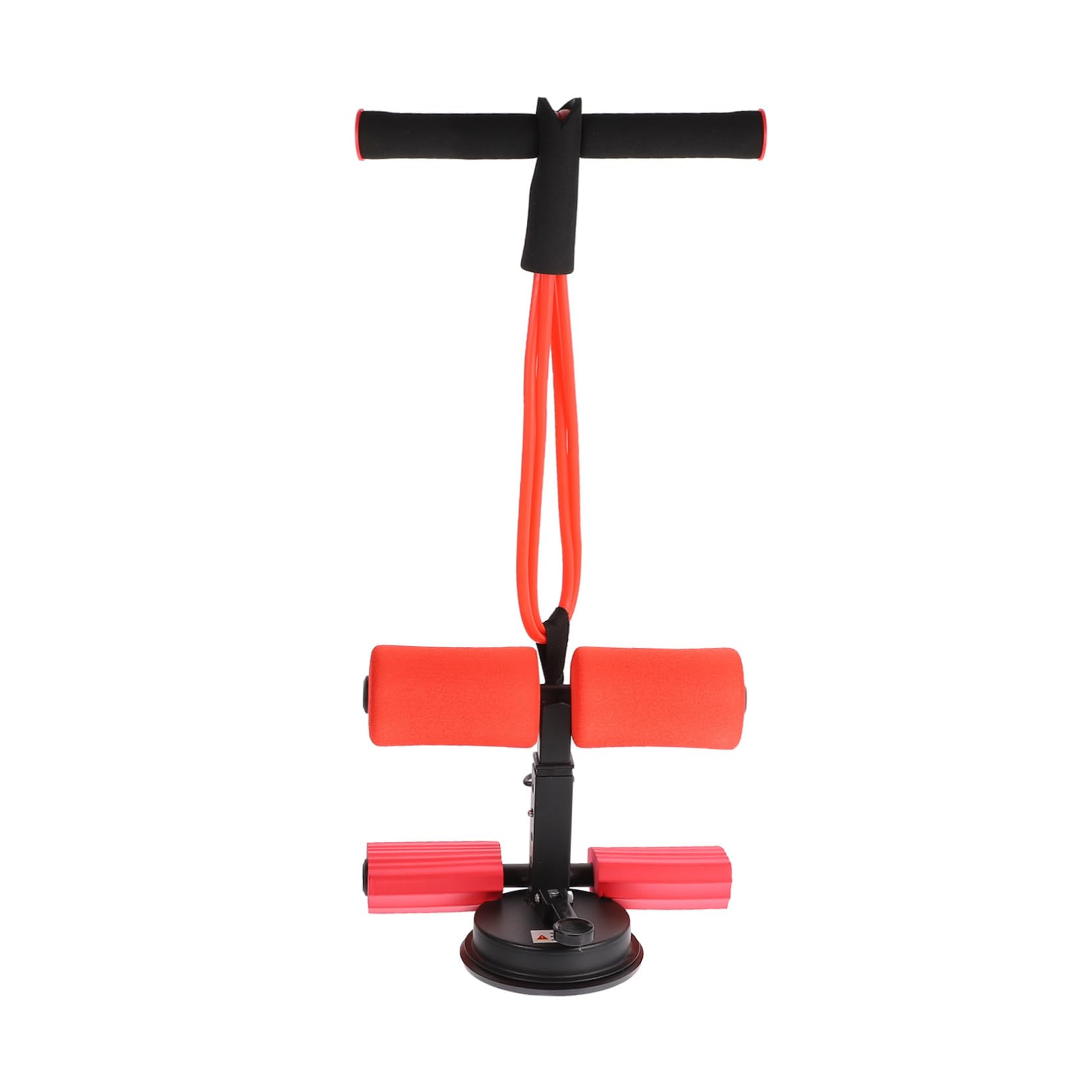 YARNOW 1pc Suction Cup Tensioner Portable Fitness Elastic Rope Muscle Training Tool Gym Machines for Home Sit- up Aid Home Tools Sit up Equipment Household Foam Presser Red-image-13