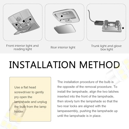 Kit de 24 bombillas LED para interior de auto, combo miniatura 6