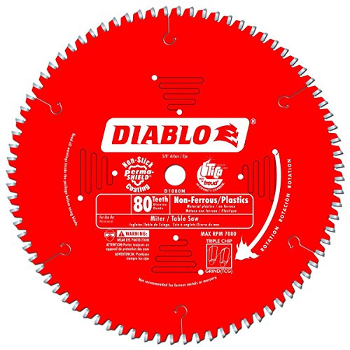 Image of Diablo Saw Blade - 10 inch Diameter, 80 TCG Teeth, 5 /8 inch Arbor - 2-Pack